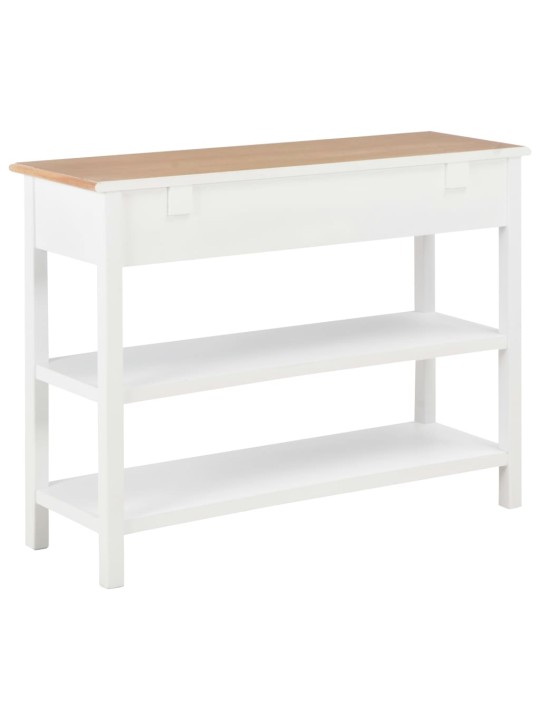Příborník bílý 110 x 35 x 80 cm MDF