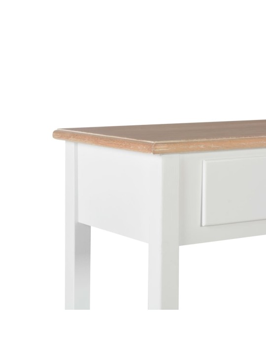 Příborník bílý 110 x 35 x 80 cm MDF