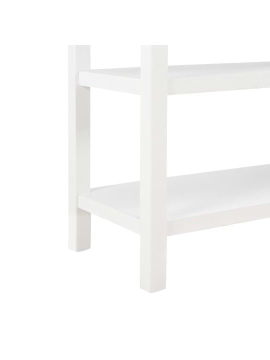 Příborník bílý 110 x 35 x 80 cm MDF