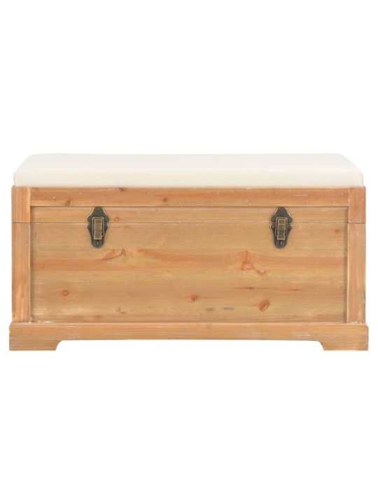 Úložný box se sedákem 80 x 40 x 40 cm MDF