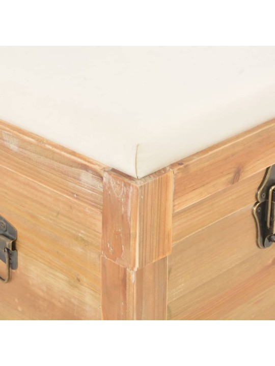 Úložný box se sedákem 80 x 40 x 40 cm MDF