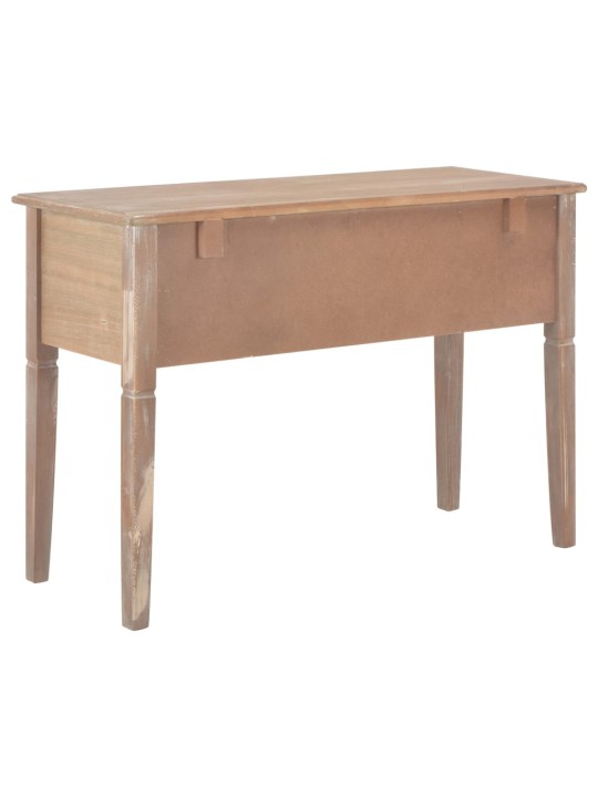 Psací stůl hnědý 109,5 x 45 x 77,5 cm dřevo