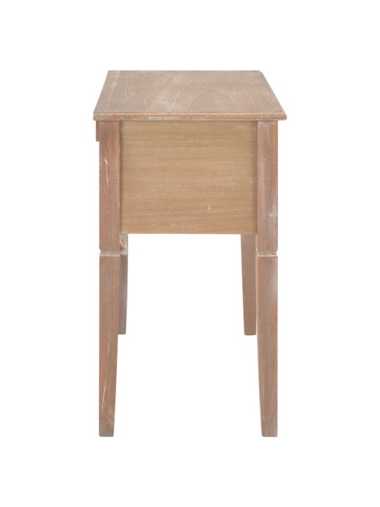 Psací stůl hnědý 109,5 x 45 x 77,5 cm dřevo