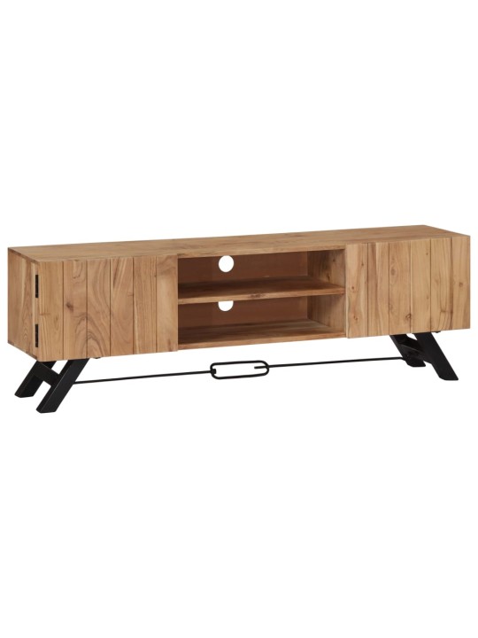 TV stolek 140 x 30 x 45 cm masivní akáciové dřevo
