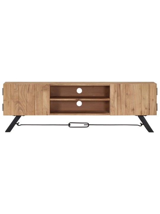 TV stolek 140 x 30 x 45 cm masivní akáciové dřevo