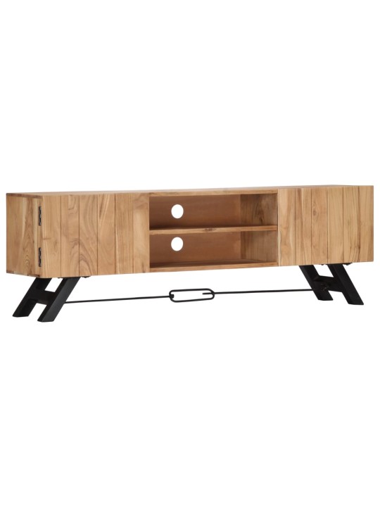 TV stolek 140 x 30 x 45 cm masivní akáciové dřevo