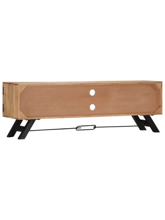 TV stolek 140 x 30 x 45 cm masivní akáciové dřevo