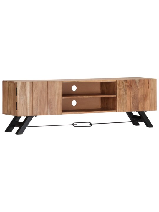 TV stolek 140 x 30 x 45 cm masivní akáciové dřevo