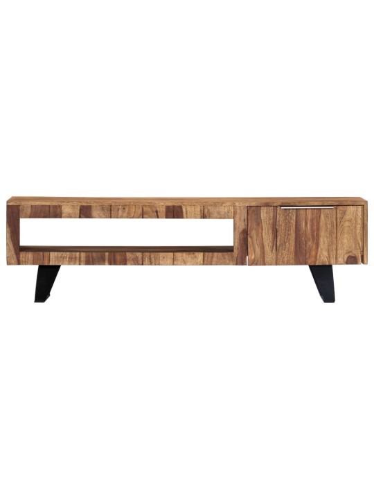 TV stolek 140 x 30 x 40 cm masivní akáciové dřevo