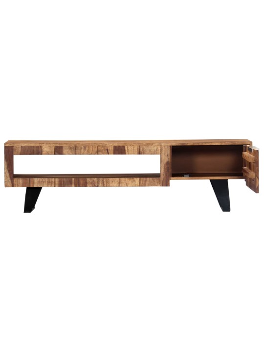TV stolek 140 x 30 x 40 cm masivní akáciové dřevo