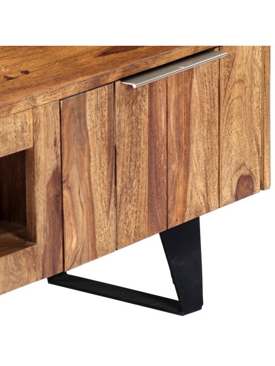 TV stolek 140 x 30 x 40 cm masivní akáciové dřevo