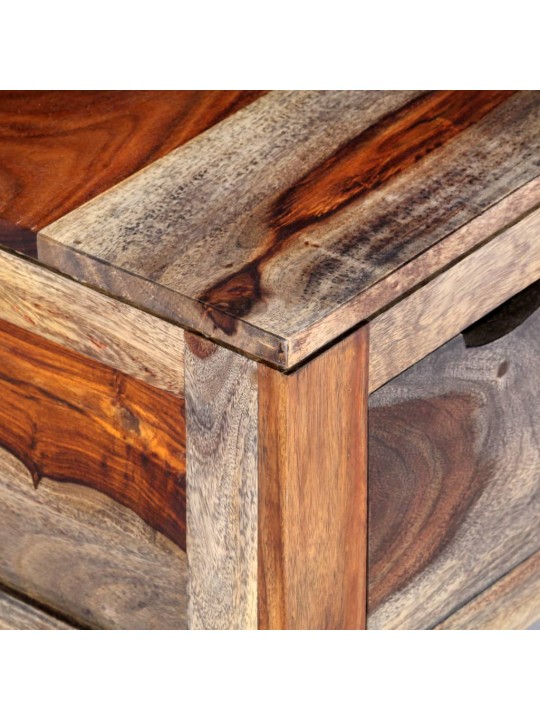 Konferenční stolek šedý 100 x 50 x 30 cm masivní akácie