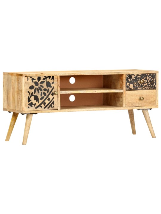 TV stolek 100 x 30 x 45 cm masivní mangovníkové dřevo