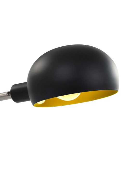 Stojací lampa 200 cm 5 x E14 černo-zlatá