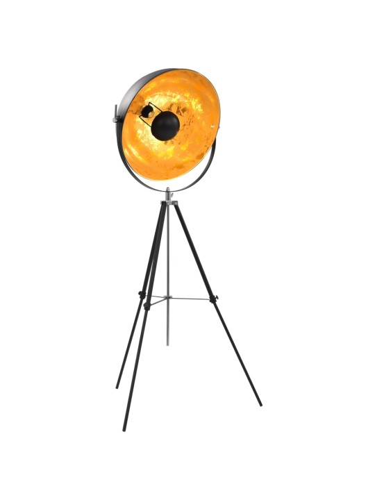 Stojací lampa E27 černo-zlatá 51 cm