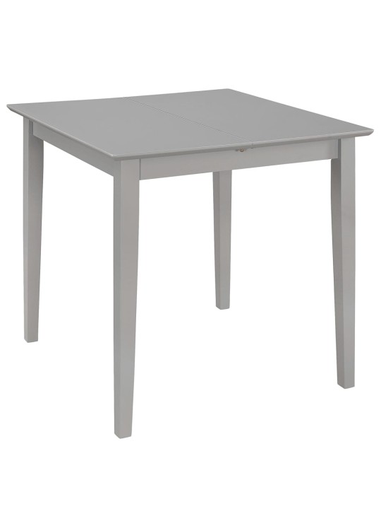 Rozkládací jídelní stůl šedý (80–120) x 80 x 74 cm MDF