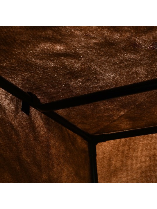 Šatní skříně 2 ks hnědé 75 x 50 x 160 cm