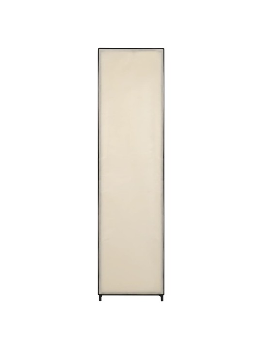 Šatní skříň se 4 přihrádkami krémová 175 x 45 x 170 cm