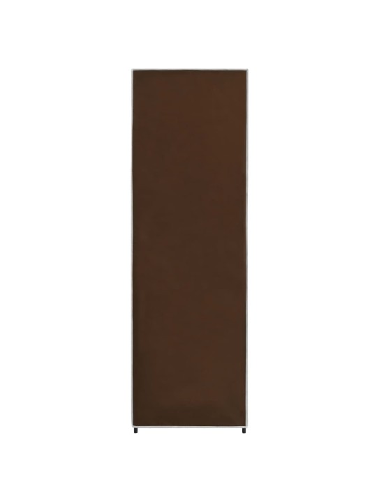 Šatní skříň hnědá 87 x 49 x 159 cm textil