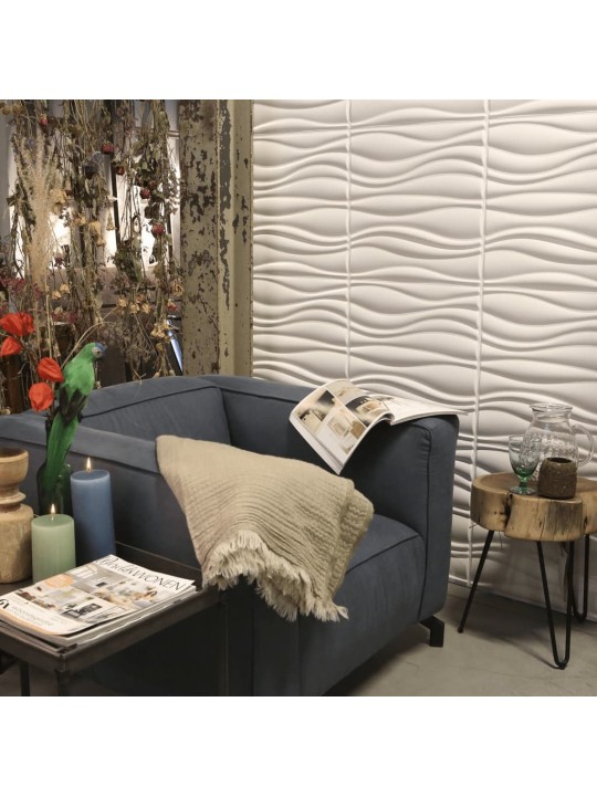 WallArt 24 ks 3D nástěnné panely GA-WA04 Waves