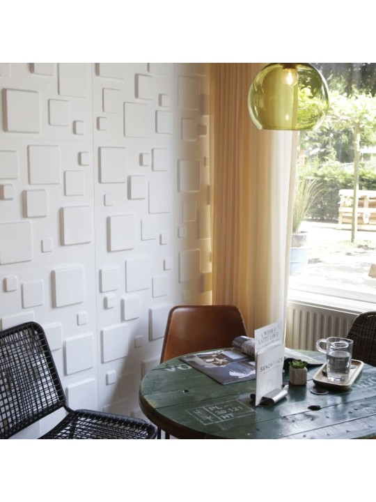 WallArt 24 ks 3D nástěnné panely GA-WA09 Squares