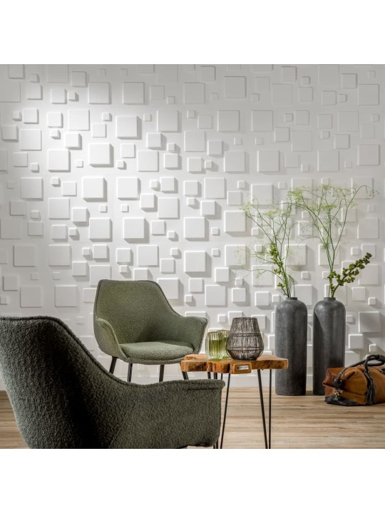 WallArt 24 ks 3D nástěnné panely GA-WA09 Squares