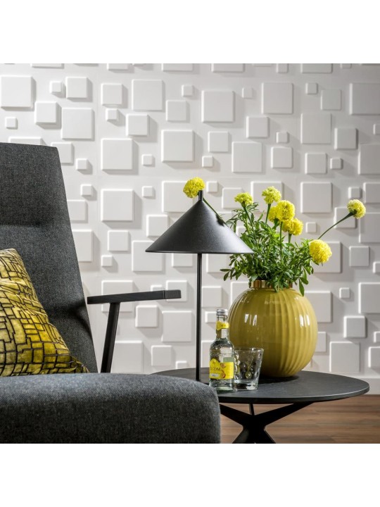 WallArt 24 ks 3D nástěnné panely GA-WA09 Squares