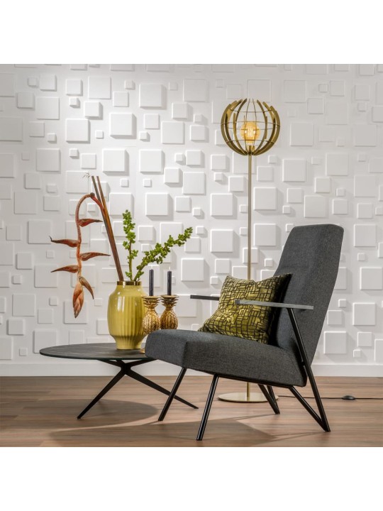 WallArt 24 ks 3D nástěnné panely GA-WA09 Squares