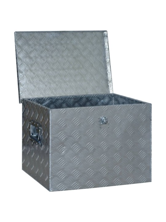 Hliníkový box 610 x 430 x 455 mm stříbrný