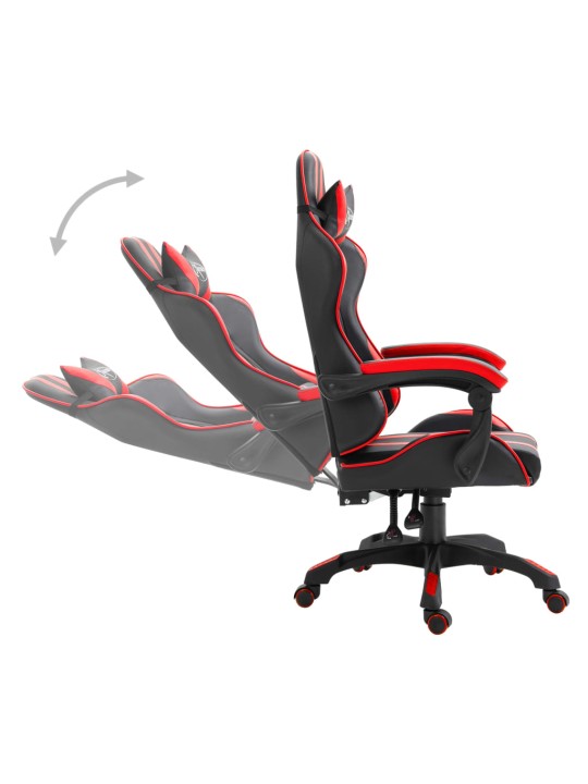 Herní židle vínová umělá kůže