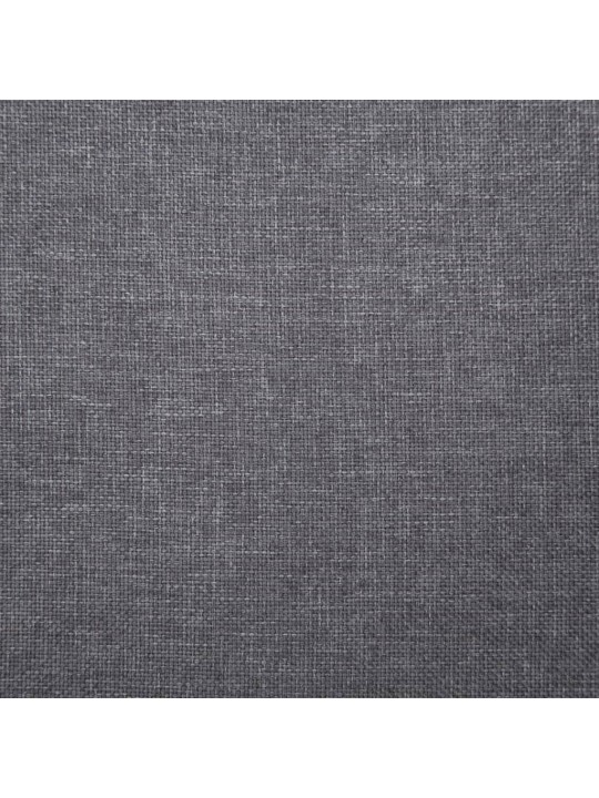 Lavice s úložným prostorem 116 cm světle šedá polyester