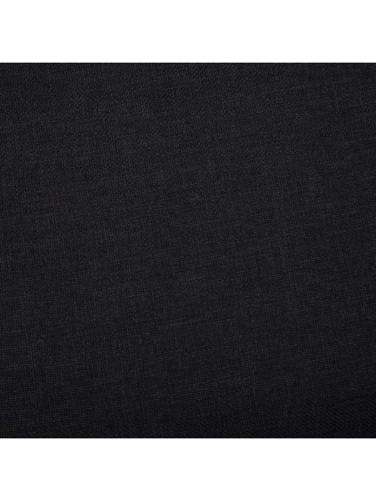 Lavice s úložným prostorem 116 cm černá polyester