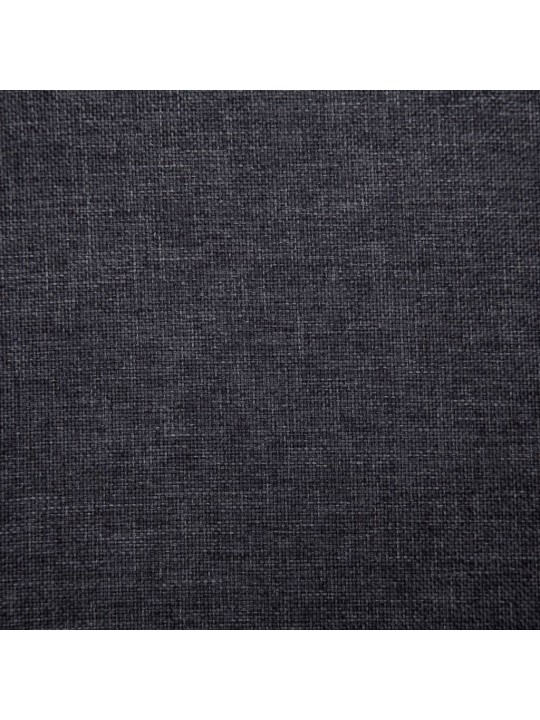 Lavice 139,5 cm tmavě šedá polyester