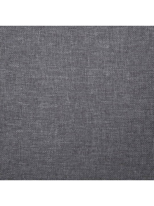 Lavice 139,5 cm světle šedá polyester