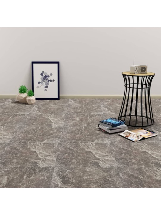 Samolepicí podlahová krytina z PVC 5,11 m² černý mramor