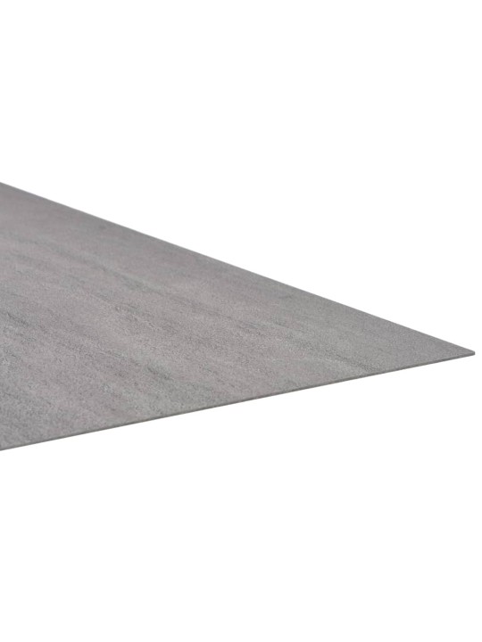 Samolepící podlahové desky PVC 5,11 m² šedé tupované