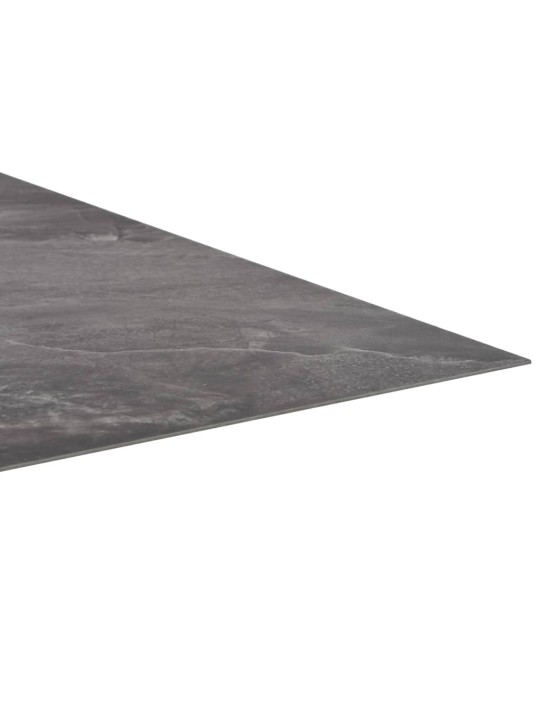 Samolepící podlahové desky PVC 5,11 m² černé vzorované