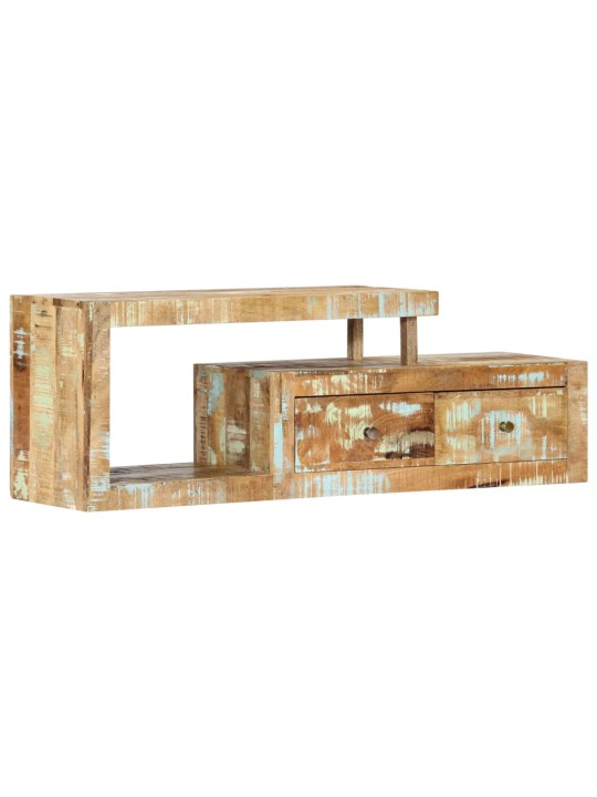 TV stolek 120 x 30 x 40 cm masivní recyklované dřevo