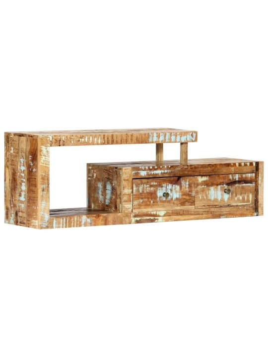 TV stolek 120 x 30 x 40 cm masivní recyklované dřevo