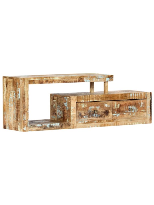 TV stolek 120 x 30 x 40 cm masivní recyklované dřevo