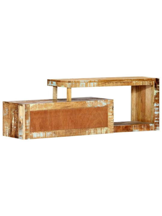 TV stolek 120 x 30 x 40 cm masivní recyklované dřevo