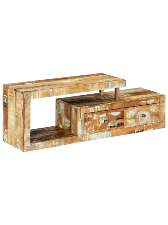 TV stolek 120 x 30 x 40 cm masivní recyklované dřevo