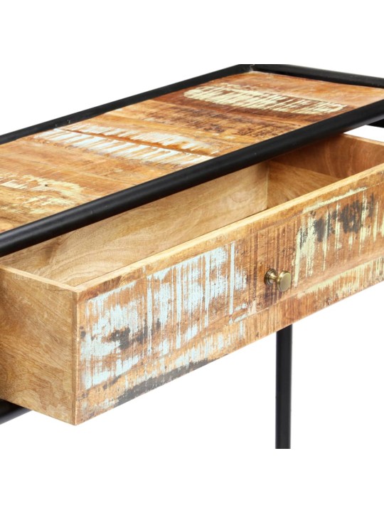 Konzolový stolek 118 x 30 x 75 cm masivní recyklované dřevo