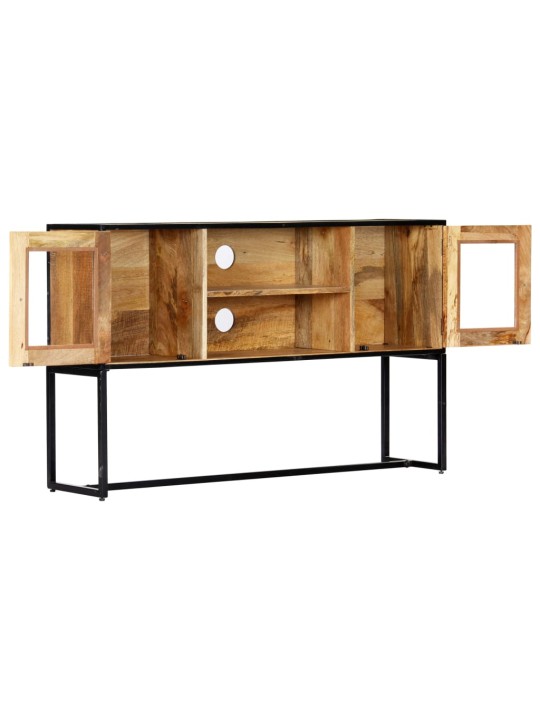 TV stolek 120 x 30 x 75 cm masivní recyklované dřevo