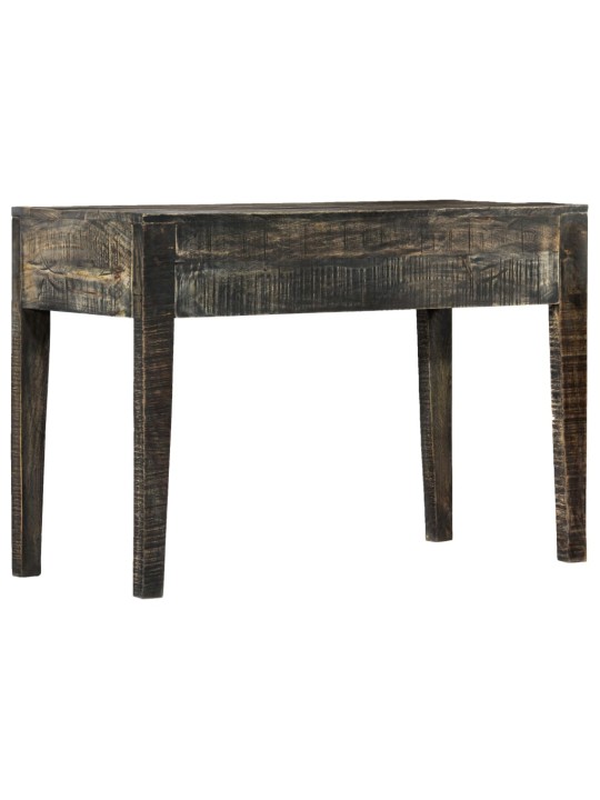 Psací stůl černý 110 x 50 x 75 cm masivní mangovníkové dřevo