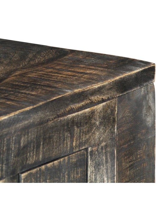 Psací stůl černý 110 x 50 x 75 cm masivní mangovníkové dřevo