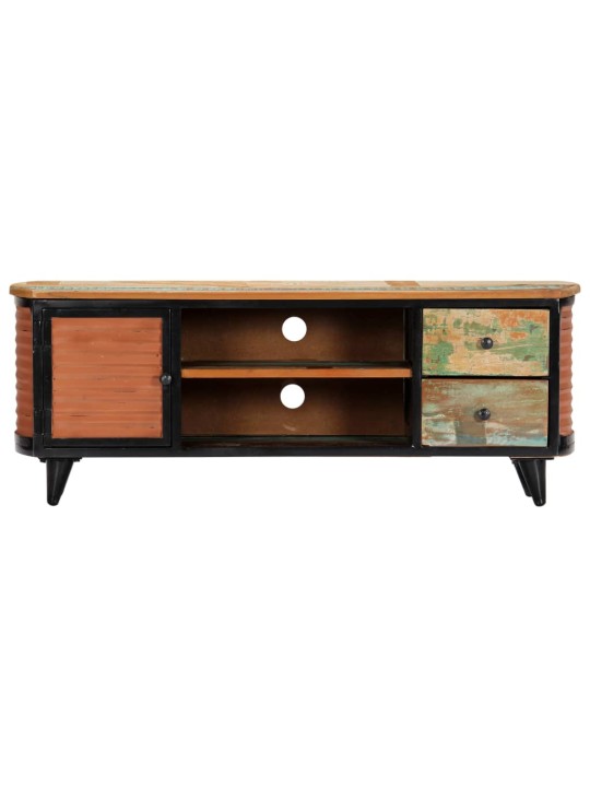 TV stolek 120 x 30 x 45 cm masivní recyklované dřevo