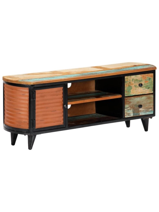 TV stolek 120 x 30 x 45 cm masivní recyklované dřevo