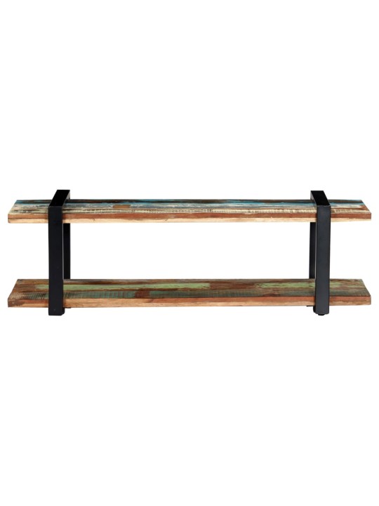 TV stolek 130 x 40 x 40 cm masivní recyklované dřevo
