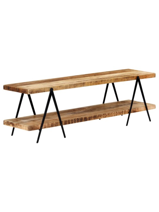 TV stolek 160 x 40 x 50 cm masivní mangovníkové dřevo